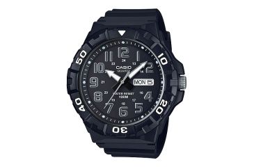 Image of Casio Outdoor Mens Large Case Diver Style Sport Watch, Black, MRW210H-1AV