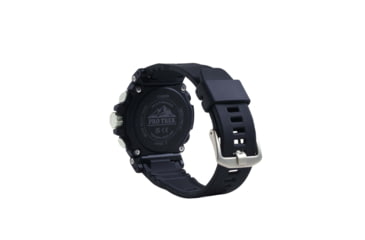 Image of Casio Outdoor Pro Trek Solar Powered Triple Sensor Word Time Watch w/Biomas Plastic Case and Strap - Mens, Black, One Size, PRW-61-1A