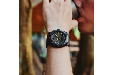 Image of Casio Outdoor Pro Trek Solar Powered Triple Sensor Word Time Watches w/Biomas Plastic Case and Strap - Mens, Brown, One Size, PRW-6900YL-5