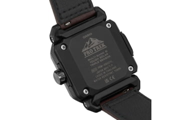 Image of Casio Outdoor Pro Trek Solar Powered Triple Sensor Word Time Watches w/Biomas Plastic Case and Strap - Mens, Brown, One Size, PRW-6900YL-5
