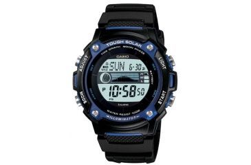 Image of Casio Outdoor Self Charging Solar Power Watch with Tide Graph, Black WS210H-1AVCF