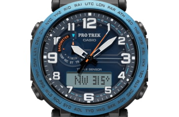 Image of Casio PRO TREK Tough Solar Triple Sensor Watch - Mens, Blue, PRG601YB-2