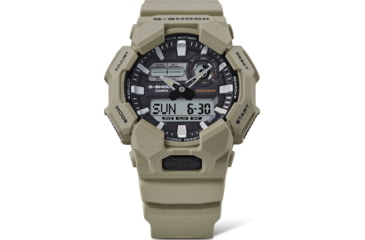 Image of Casio Tactical G-Shock Analog-Digital 10-Year Battery Watch - Mens, Tan, One Size, GA-010-5ACR