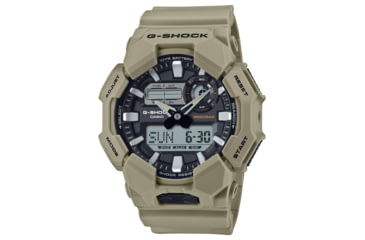 Image of Casio Tactical G-Shock Analog-Digital 10-Year Battery Watch - Mens, Tan, One Size, GA-010-5ACR