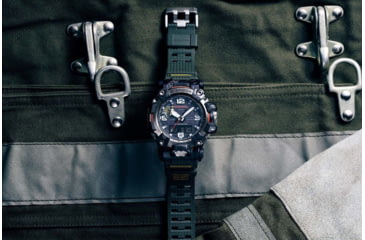 Image of Casio Tactical G-Shock Mudmaster Master of G Watches, Black Resin/Stainless Steel, GWG2000-1A3
