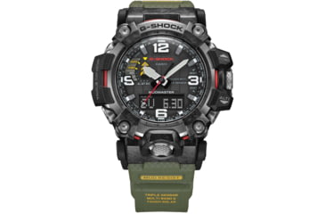 Image of Casio Tactical G-Shock Mudmaster Master of G Watches, Black Resin/Stainless Steel, GWG2000-1A3