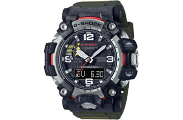 Image of Casio Tactical G-Shock Mudmaster Master of G Watches, Black Resin/Stainless Steel, GWG2000-1A3