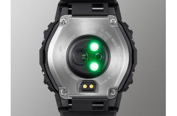 Image of Casio Tactical G-Shock Solar-Powered Move Series Watch w/Heart Rate and Smartphone Link Connectivity - Mens, Black, One Size, DW-H5600MB-1CR