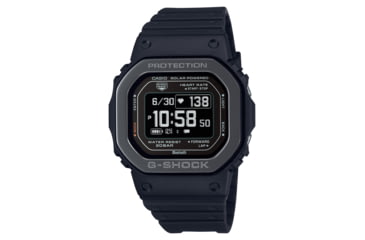 Image of Casio Tactical G-Shock Solar-Powered Move Series Watch w/Heart Rate and Smartphone Link Connectivity - Mens, Black, One Size, DW-H5600MB-1CR