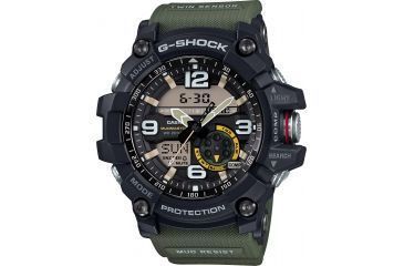 Image of Casio Tactical Master of G, Mudmaster Watch, Green Band, Green, GG1000-1A3