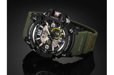 Image of Casio Tactical Master of G, Mudmaster Watch, Green Band, Green, GG1000-1A3