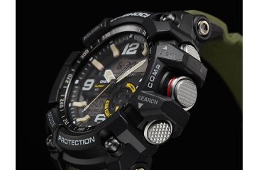 Image of Casio Tactical Master of G, Mudmaster Watch, Green Band, Green, GG1000-1A3