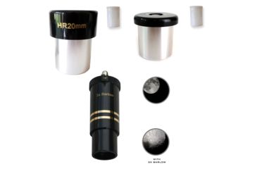 Image of Cassini 20mm, 12.5mm, 6mm, .965 inch format eyepiece set, Black, 9653PCSET