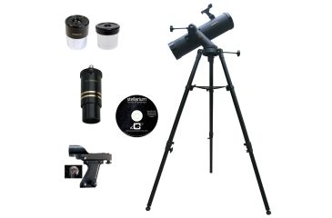 Image of 640x102mm Astronomical Reflector Telescope Kit,Black Granite