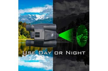 Image of Cassini 8x32 mm Green Laser Binocular, Charcoal K-9