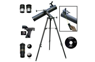Image of Cassini Astronomical Reflector Telescope, w/Electronic Focus, Black, 800x80mm, C-80080TREF