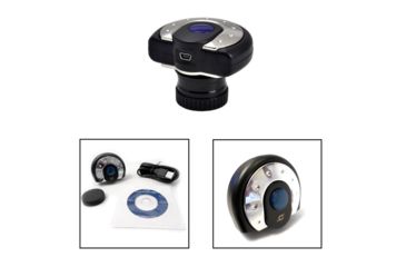 Image of Cassini C-90080EQ1 900mm x 80mm EQ1 Mount Refractor Telescope w/1.3MP Digital Camera Kit, Black, NSN N, C-90080EQ1C13MP