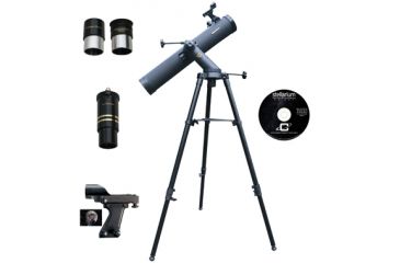 Image of Cassini 1100mm X 102mm Astronomical TRACKER Telescope, Charcoal C-1100102TR