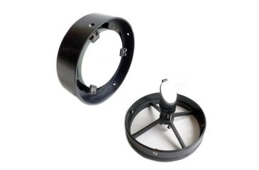 Image of Cassini Spherical Primary Telescope Mirror and Cell, Plate Glass w/ Quartz Overcoat, Charcoal Cells, 102mm, 38mm, 27mm PMC 102 SET