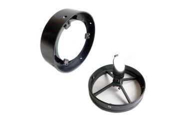 Image of Cassini Spherical Primary Telescope Mirror and Cell, Plate Glass w/ Quartz Overcoat, Charcoal Cells, 120mm, 38mm, 27mm PMC 120 SET