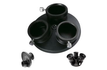 Image of Cassini Telescope Multiple Ocular Holder, up to 3 eyepieces, Black, 1.25in MOH