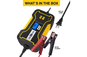 Image of CAT 10 Amp Professional Battery Charger, Yellow/Black, CBC10