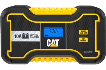 Image of CAT 10 Amp Professional Battery Charger, Yellow/Black, CBC10
