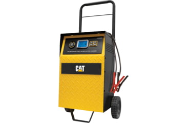 Image of CAT 40 Amp Professional Rolling Battery Charger, 3 Amp Maintainer With 200 Amp Engine Start, Yellow/Black, CBC200EW