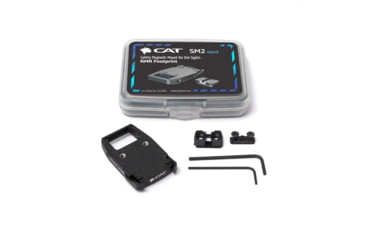 Image of CAT Devices Gen3 Duty Magnetic Mounting System Adapter Plate, Glock slide 25.5mm, RMR, Black, CATMM3G02