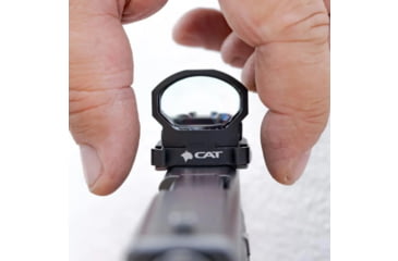 Image of CAT Devices Gen3 Duty Magnetic Mounting System Adapter Plate, Glock slide 25.5mm, RMR, Black, CATMM3G02