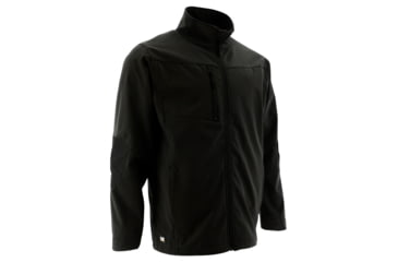 Image of Caterpillar Grid Fleece Bonded Softshell Jacket - Men's, Extra Large, Black, 1040003-10158-XL