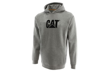 Image of Caterpillar Midweight Hooded Sweatshirt - Men's, Medium, Heather Grey, 1050009-10122-M