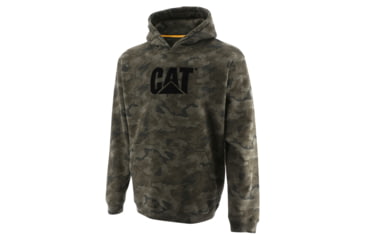 Image of Caterpillar Midweight Hooded Sweatshirt - Men's, 2XL, Night Camo, 1050009-11790-2XL