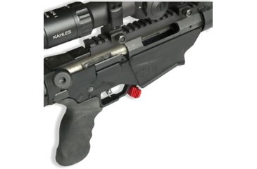 Image of EDEMO Catalyst Arms Ruger Precision Rifle Magazine Release Extension, Red, 0001RD, EDEMO1