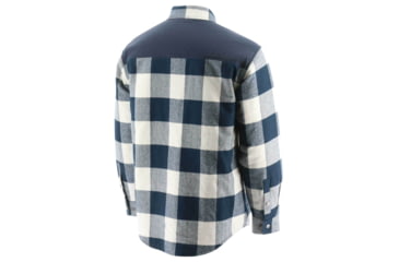 Image of Caterpillar Block Insulated Shirt Jacket - Mens, Dark Marine, 2XL, 1310110-10378-2XL