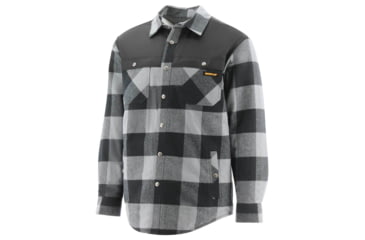 Image of Caterpillar Block Insulated Shirt Jacket - Mens, Pitch Black, 2XL, 1310110-10121-2XL