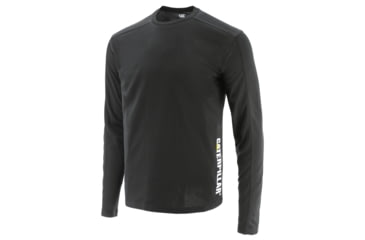 Image of Caterpillar Coolmax Long Sleeve T-Shirt - Men's, Large, Black, 1510577-10158-L