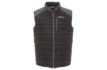 Image of Caterpillar Defender Insulated Vest, Black, Medium 1320012-016-M