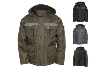 Image of Caterpillar Heavy Insulated Parka, Army Moss, Black, Graphite, Night Camo