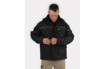 Image of Caterpillar Heavy Insulated Parka - Men's, Black, Large, W11432-016-L