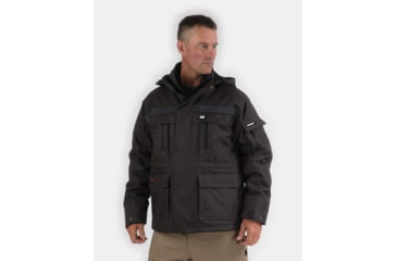 Image of Caterpillar Heavy Insulated Parka - Men's, Graphite, Large, W11432-061-L