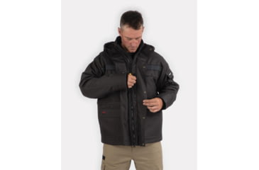 Image of Caterpillar Heavy Insulated Parka - Men's, Graphite, Large, W11432-061-L