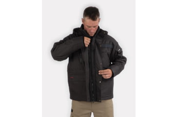 Image of Caterpillar Heavy Insulated Parka - Men's, Graphite, Large, W11432-061-L