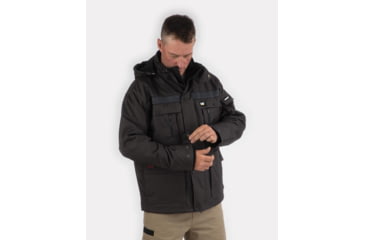 Image of Caterpillar Heavy Insulated Parka - Men's, Graphite, Large, W11432-061-L