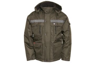 Image of Caterpillar Heavy Insulated Parka - Men's, Army Moss, Medium, W11432-10639-M