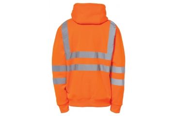 Image of Caterpillar Hi Vis Full Zip Lined Sweatshirt, Hi-Vis Orange, Medium 1910804-607-M