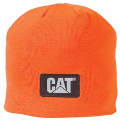 Image of Caterpillar Hi Vis Knit Cap, Hi-Vis Orange, One Size 1128116-607-OS