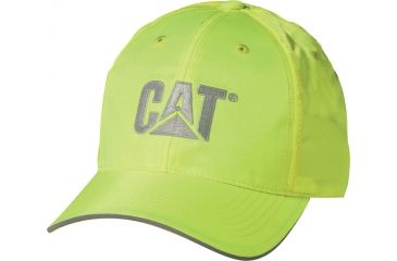 Image of Caterpillar Hi-Vis Trademark Cap, Hi-Vis Yellow, One Size 1128101-407-OS