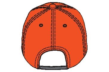 Image of Caterpillar Hi-Vis Trademark Cap, Hi-Vis Orange, One Size 1128101-607-OS