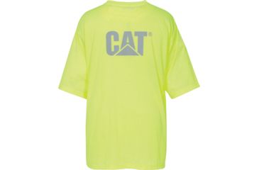 Image of Caterpillar Hi-Vis Trademark Pocket T-Shirt, Hi-Vis Yellow, Small 1510499-407-S